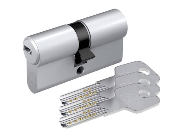 BASI BM5000-1030, Europrofilsylinder, Sølv, 3 stykker, 359 g