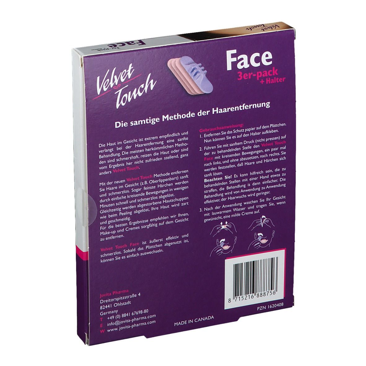 Velvet Touch Face 3er Set