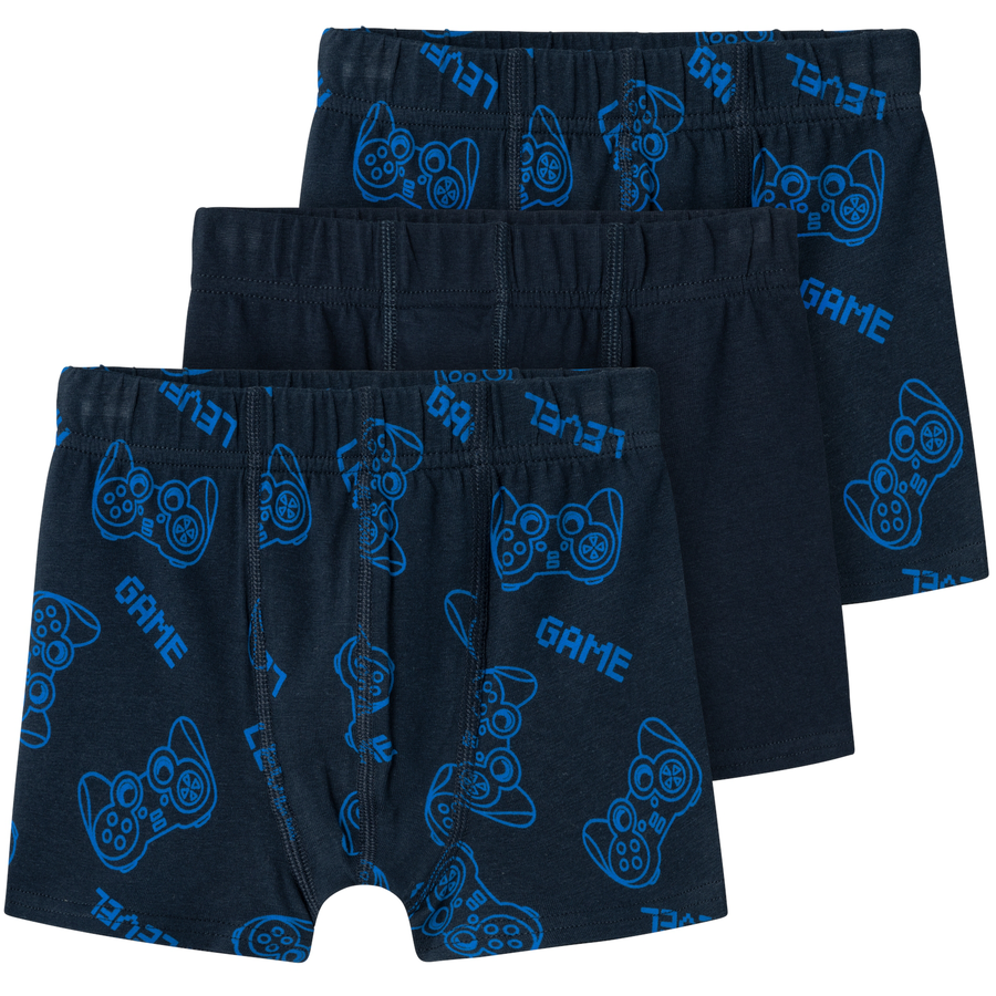 name it Boxershorts 3er Dark Sapphire