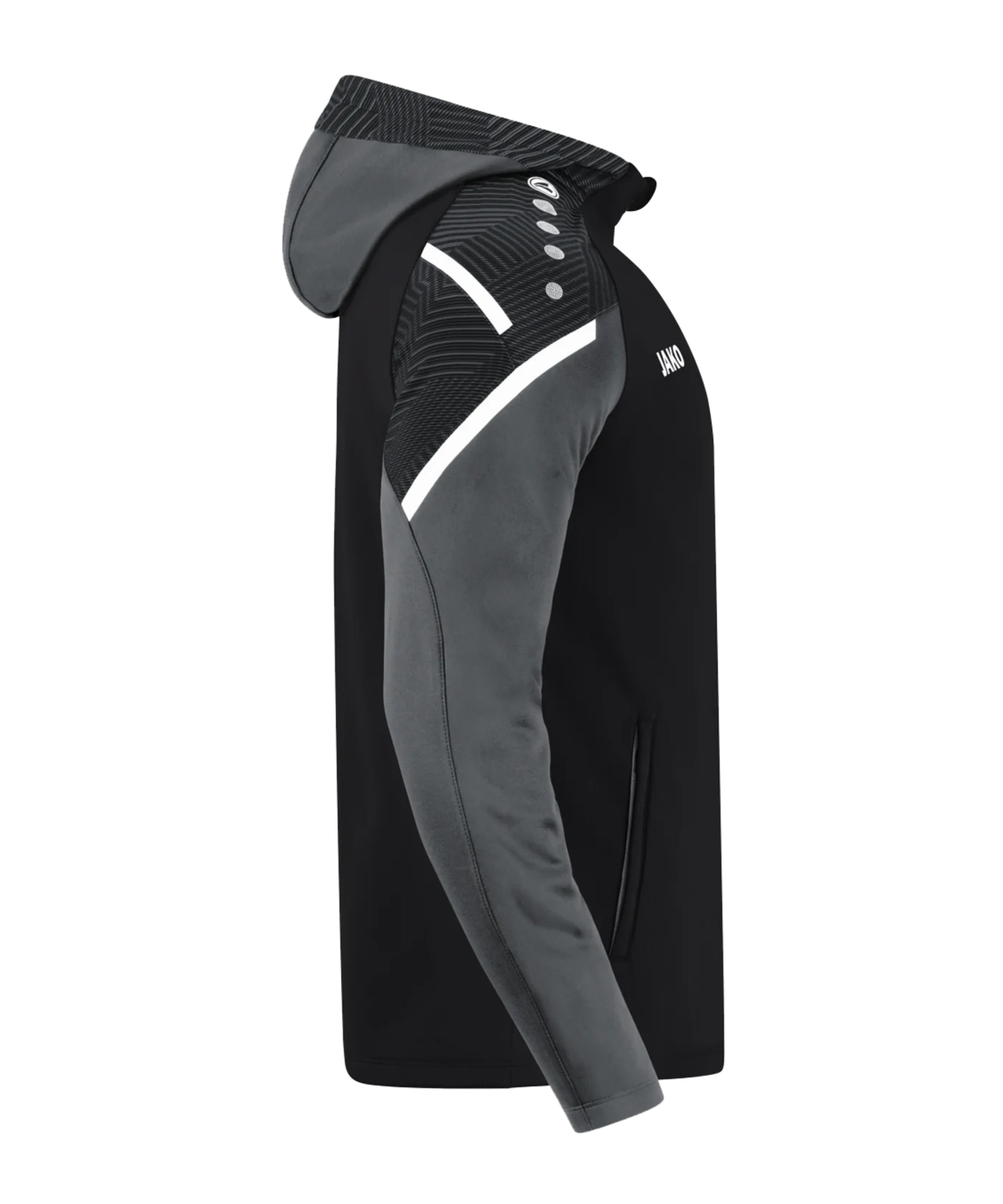 JAKO Performance Kapuzenjacke Kids Schwarz F804