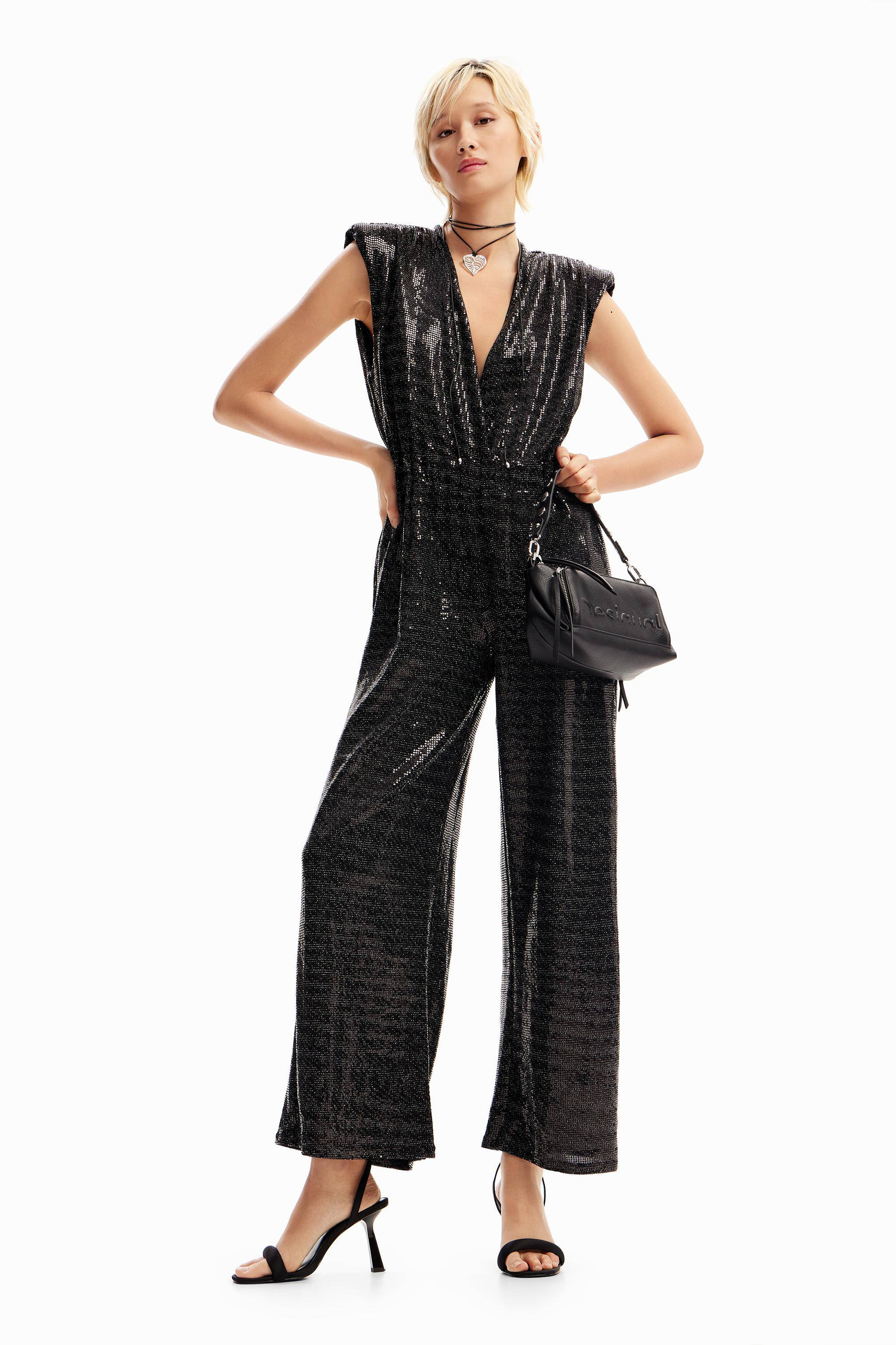 Desigual jumpsuit zwart