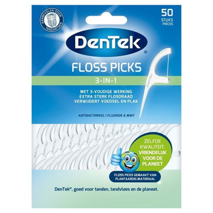 DenTek Floss Picks 3-in-1 50ST