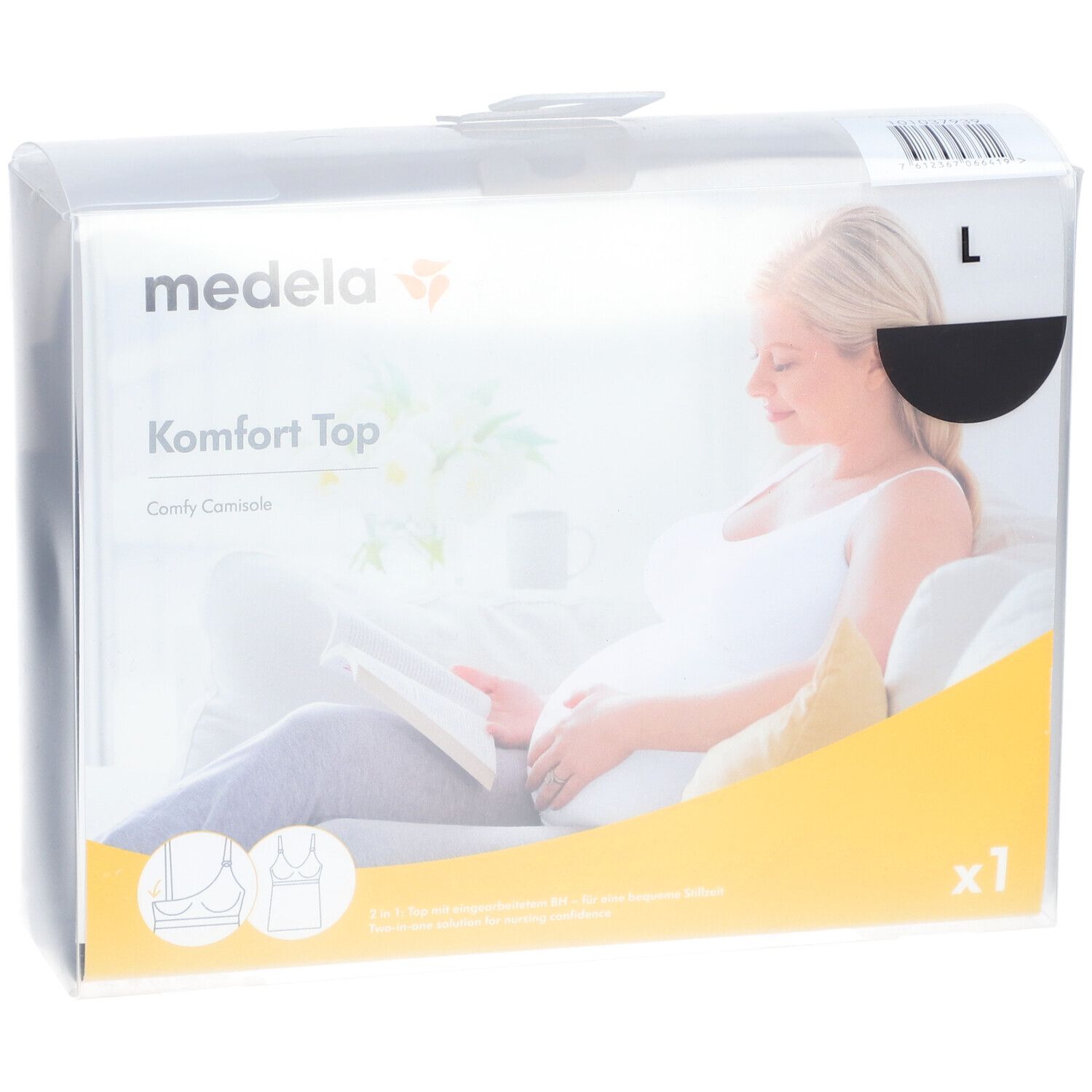 Medela Komfort Top Gr. L Schwarz