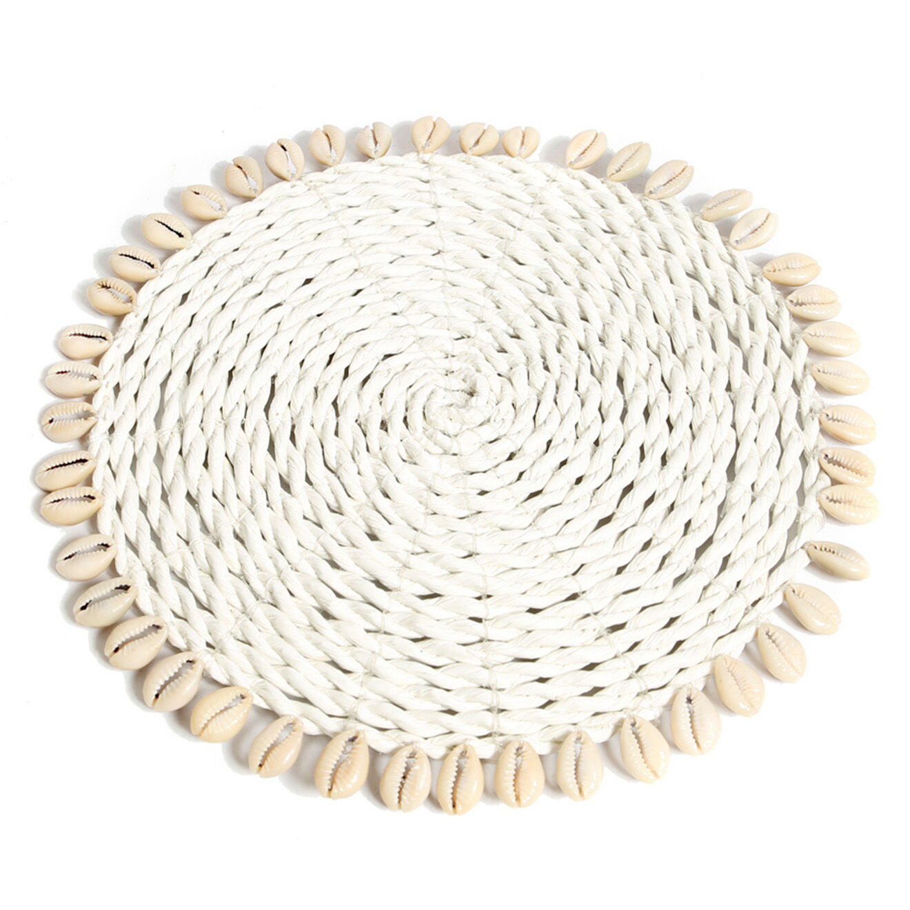 Bazar Bizar Dessous de plat coquillage blanc -  D.23 cm