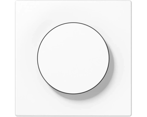 Jung LS 1740 WW afdekking met draaiknop voor dimmer, alpinewit, LS-design