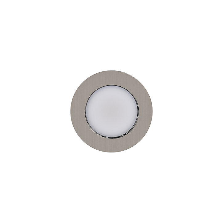 Spot encastrable Quimby LED intégrée blanc chaud IP20 dimmable 350lm 5.5W Ø8.5xH.5.2cm chrome GoodHome