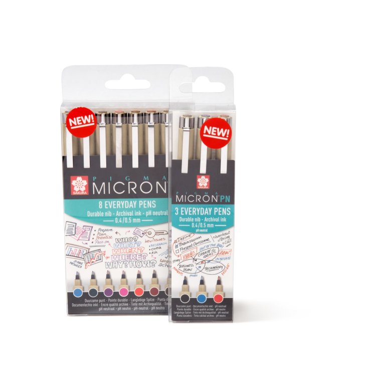 Sakura Tintenschreiber Pigma Micron PN, 3er-Set