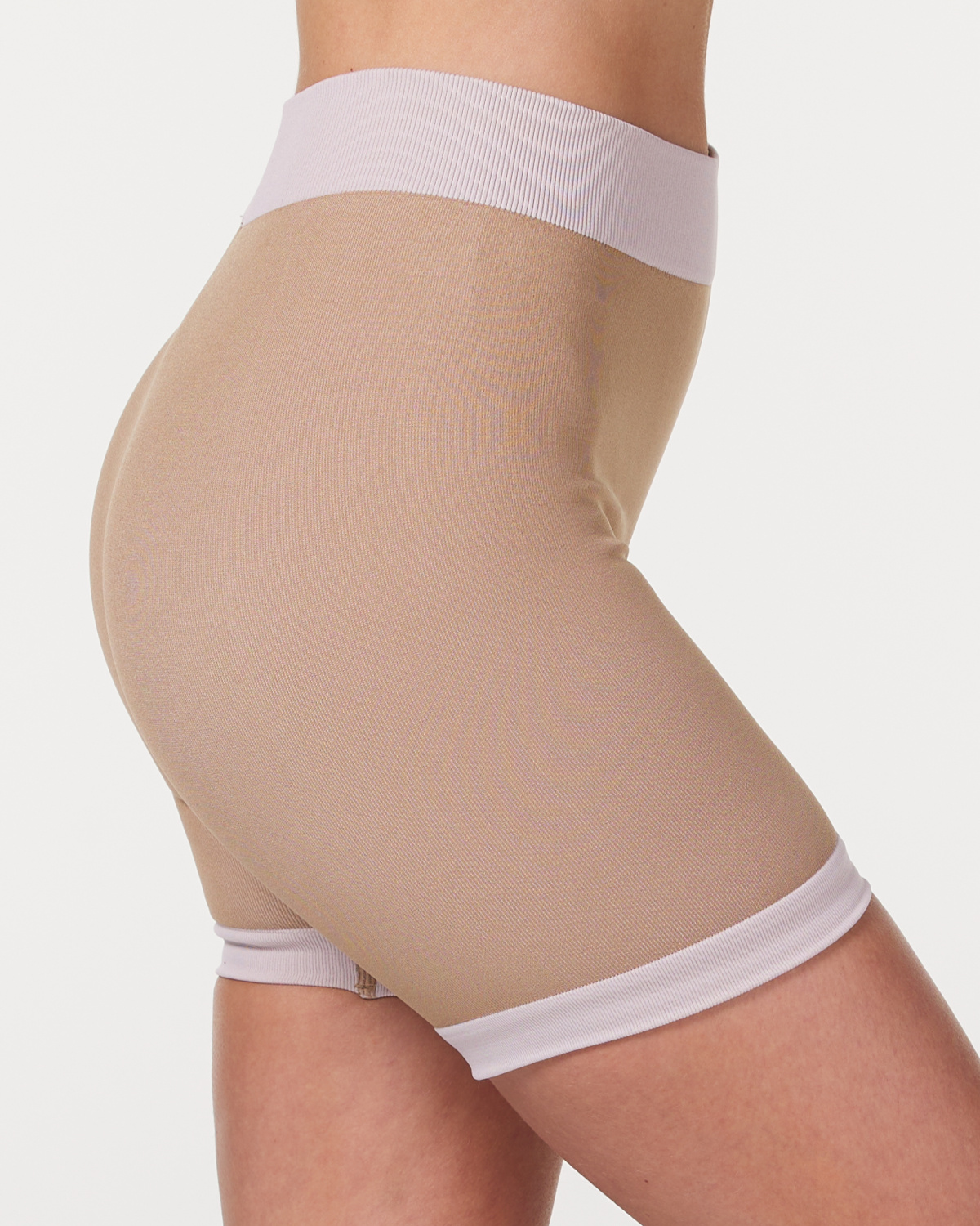 Bumpro Downtown Seamless Shorts Beige Cream