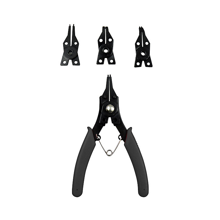 Pince circlips mâchoire bec long, 3 pièces