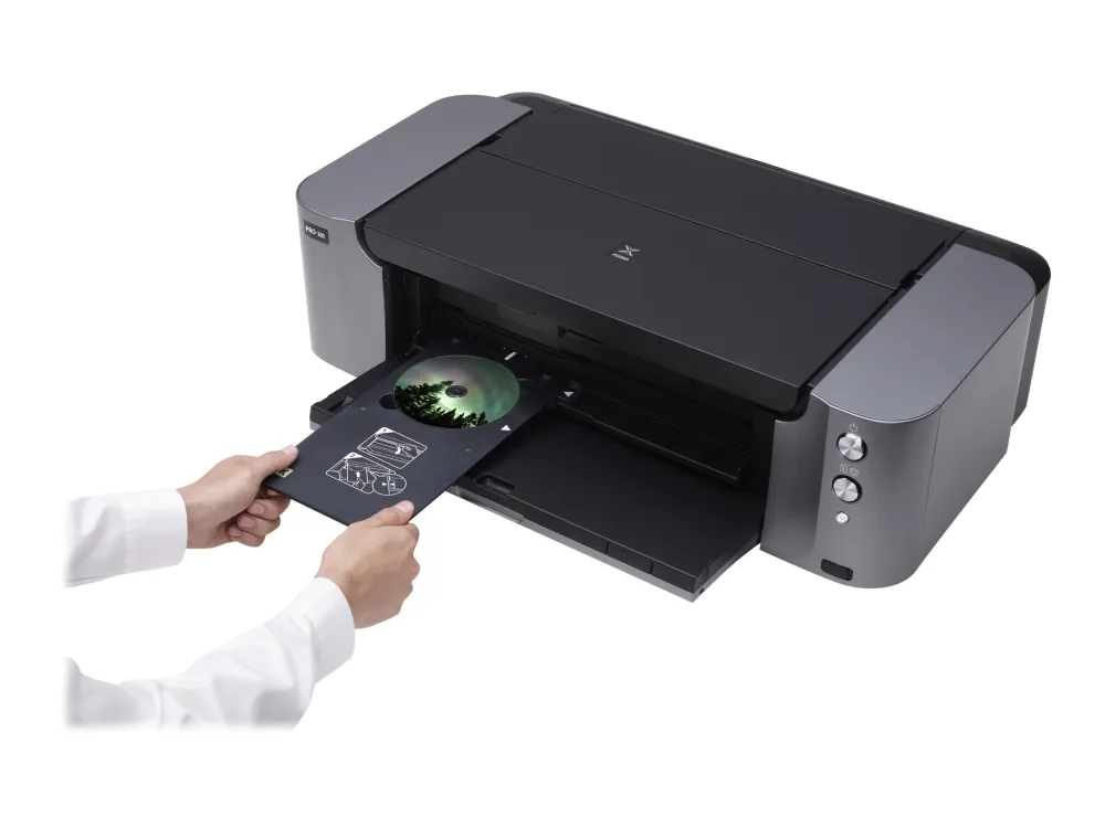 Canon PIXMA PRO-100S - Printer - farve - blækprinter - A3 Plus, 360 x 430 mm op til 1.5 min./side (farve) - kapacitet: 150 ark - LAN, Wi-Fi(n), USB 2.0