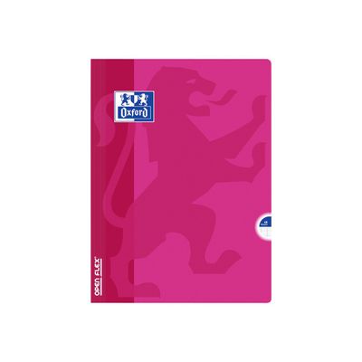 Oxford Openflex - Cahier polypro 24 x 32 cm - 48 pages - grands carreaux (Seyes) - disponible dans différentes couleurs