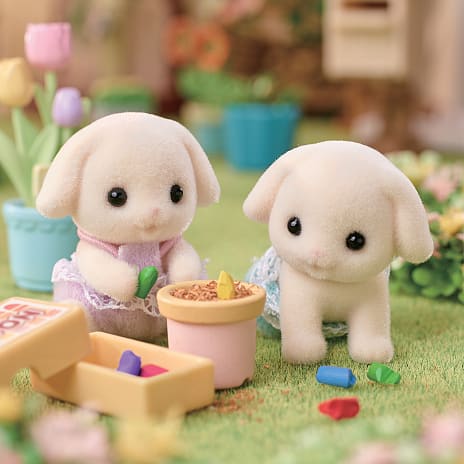 Sylvanian Families Flora kanin tvillinger