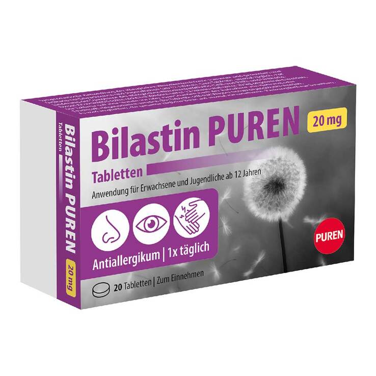 Bilastin Puren 20 mg Tabletten, 20 St