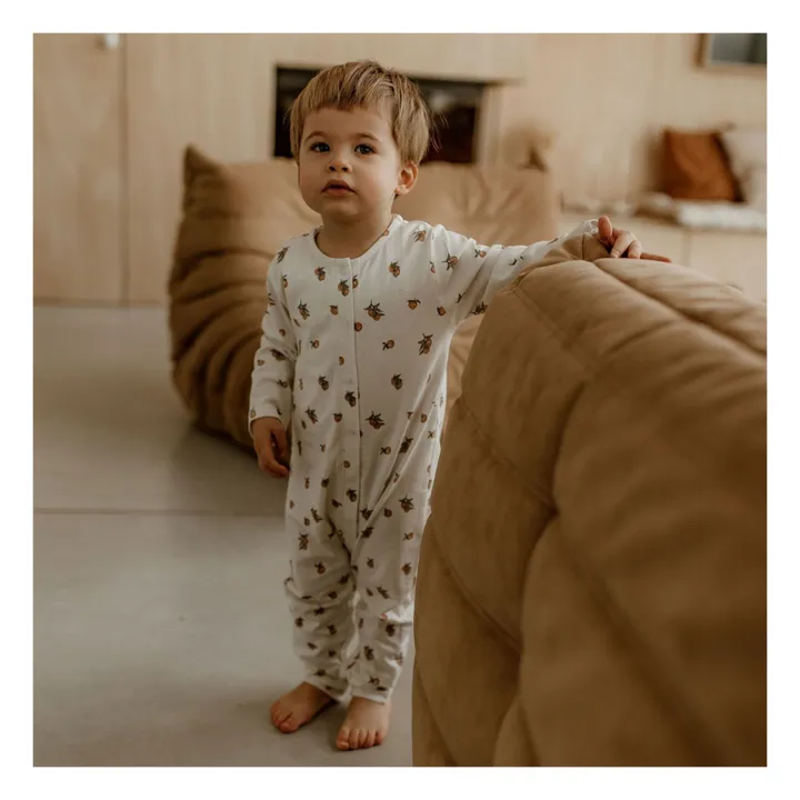 Bonjour Little Combinaison Marbella Coton Bio | Ecru