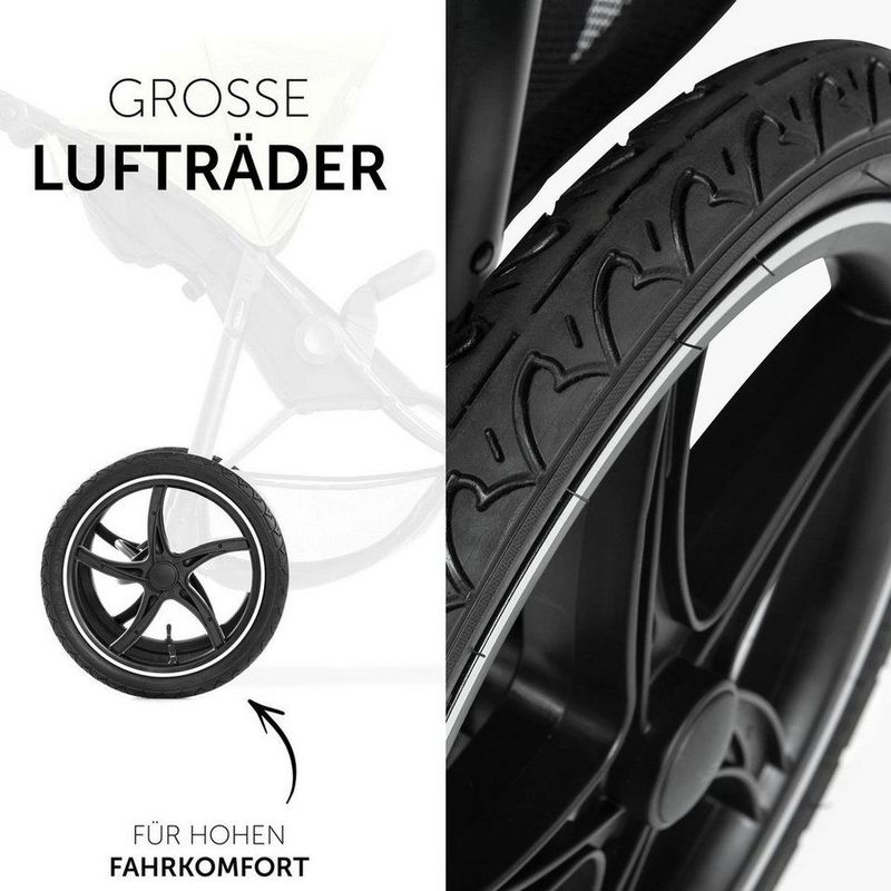 Hauck Runner 2 - Driewieler Kinderwagen - Robuust - All-terrain