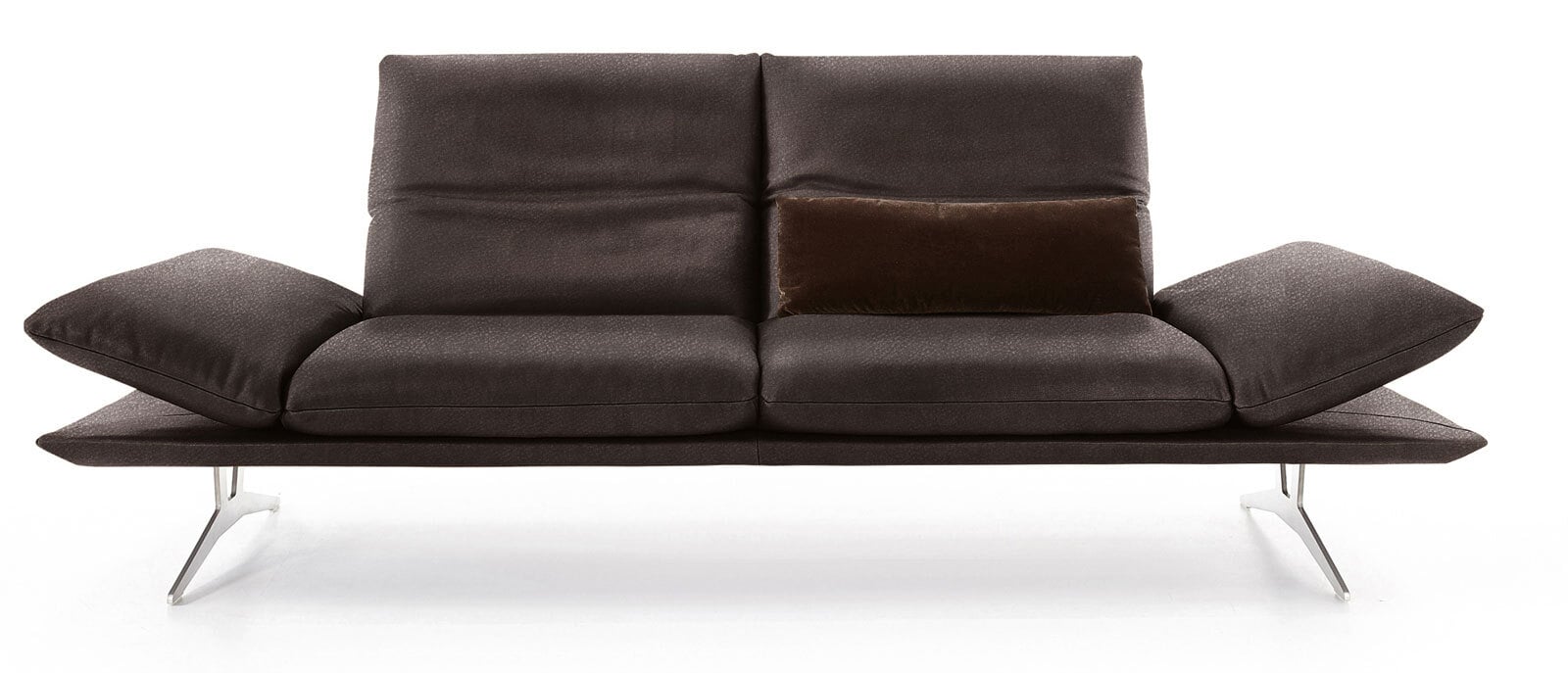 KOINOR Ledersofa 2-Sitzer FRANCIS India schokobraun