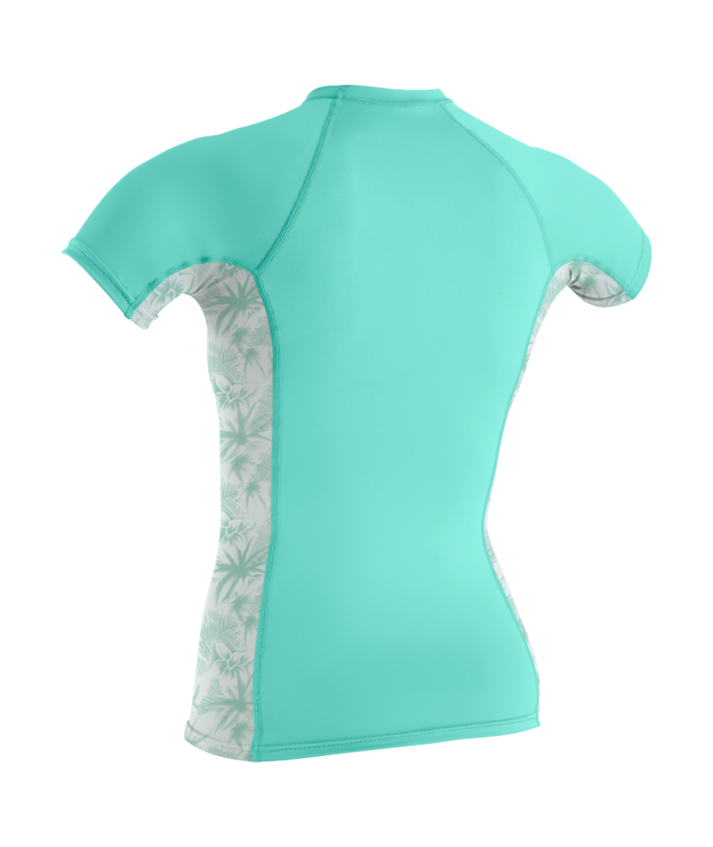 O'Neill Wms Side Print S/S Rash Guard - 2024 Opal / Mirage