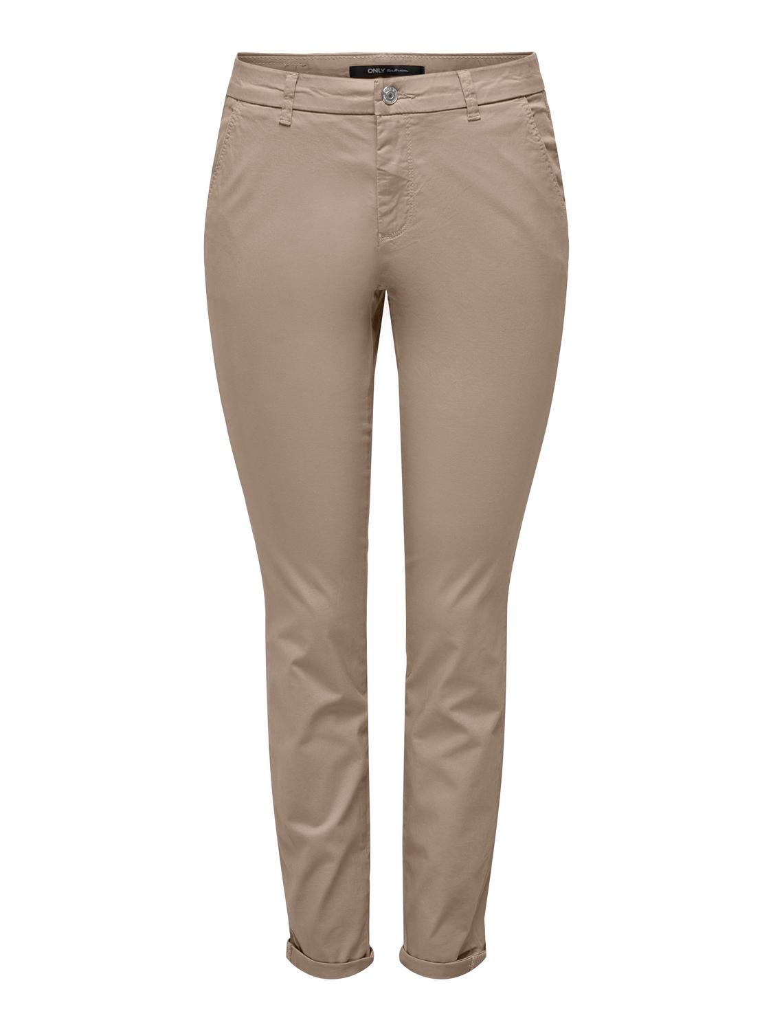 ONLPARIS Slim Fit Chino Hose Silver Mink