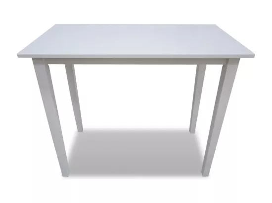 Table de bar en bois Blanc