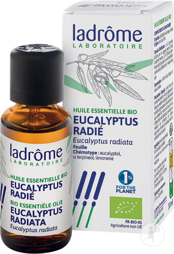Ladrome Huile Essentielle Eucalyptus Radiata Bio 30ml
