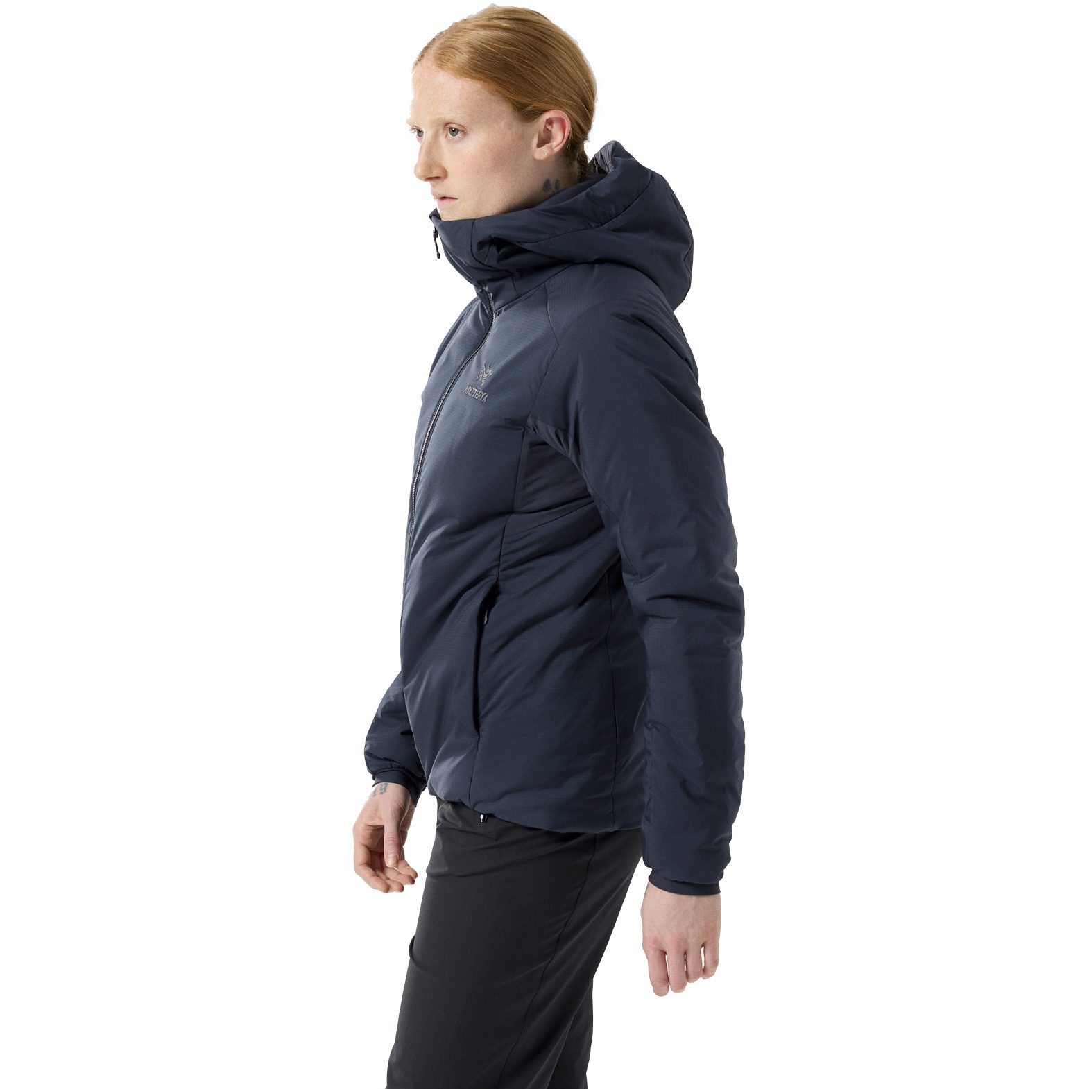 Arc'teryx Atom Heavyweight Hoody Isolationsjacke Damen black sapphire