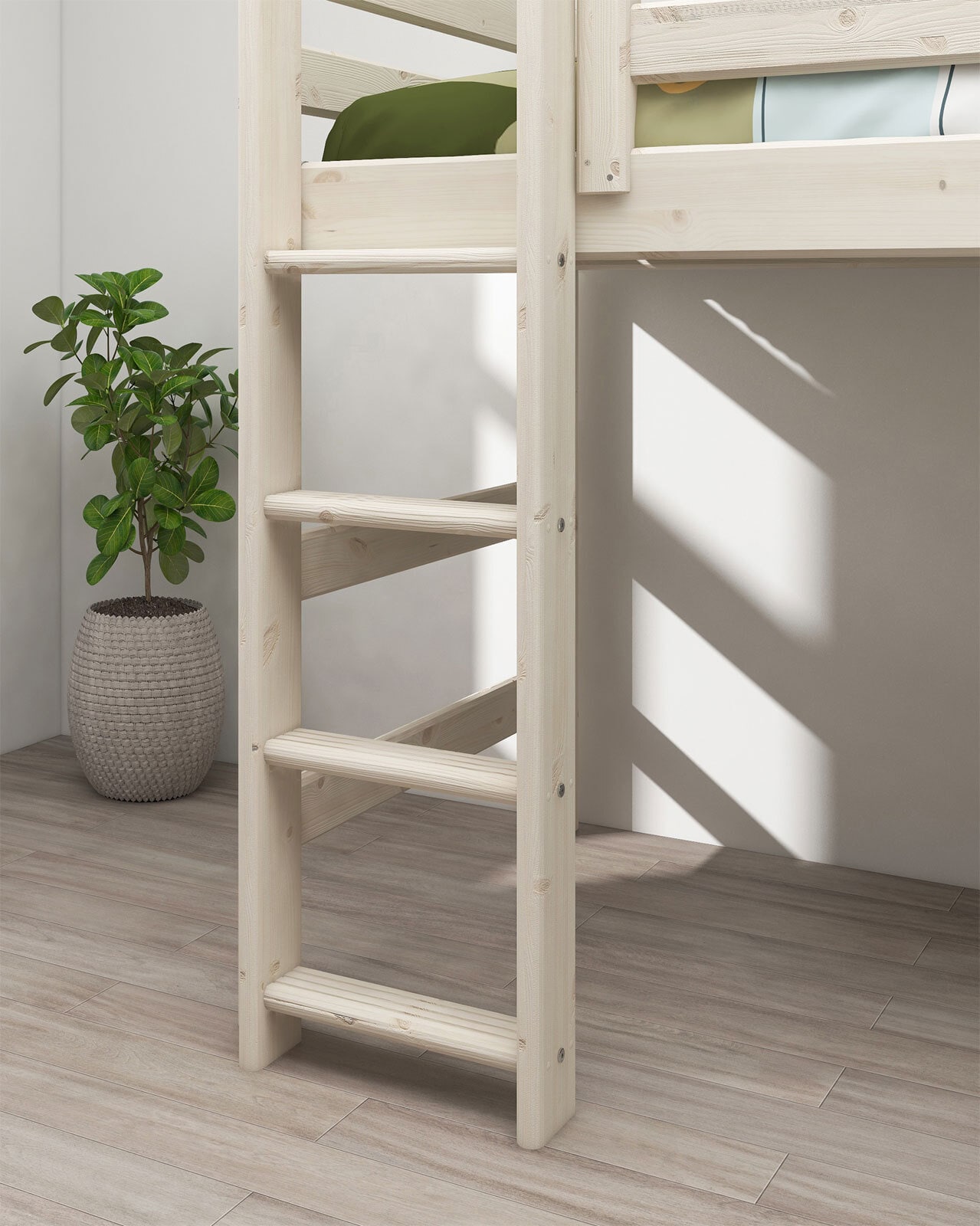 FLEXA Etagenbett CLASSIC mattweiß