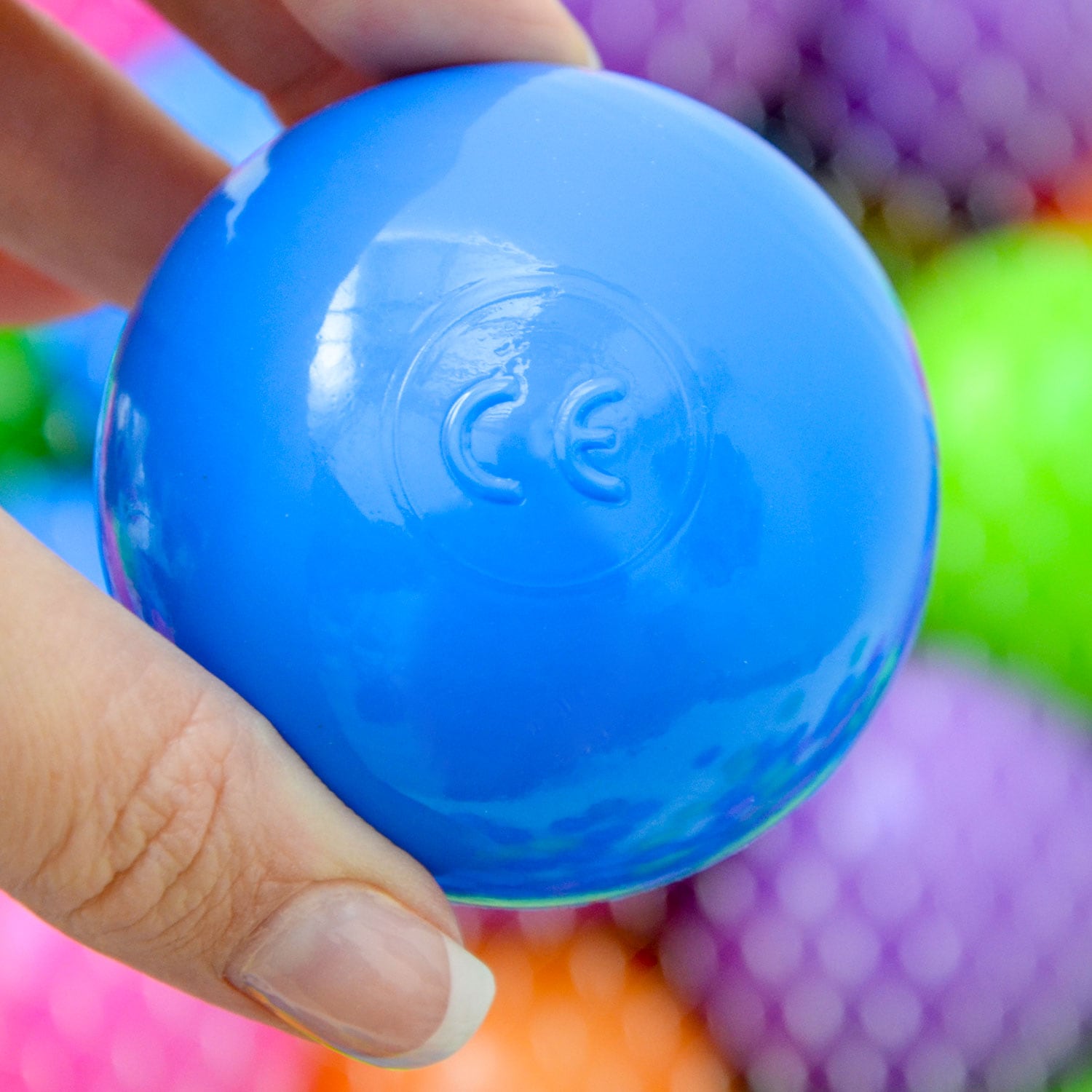 LittleTom Bällebadbälle 6 cm Bunte Bälle für Bällebad Spielbälle Babybälle Pastell
