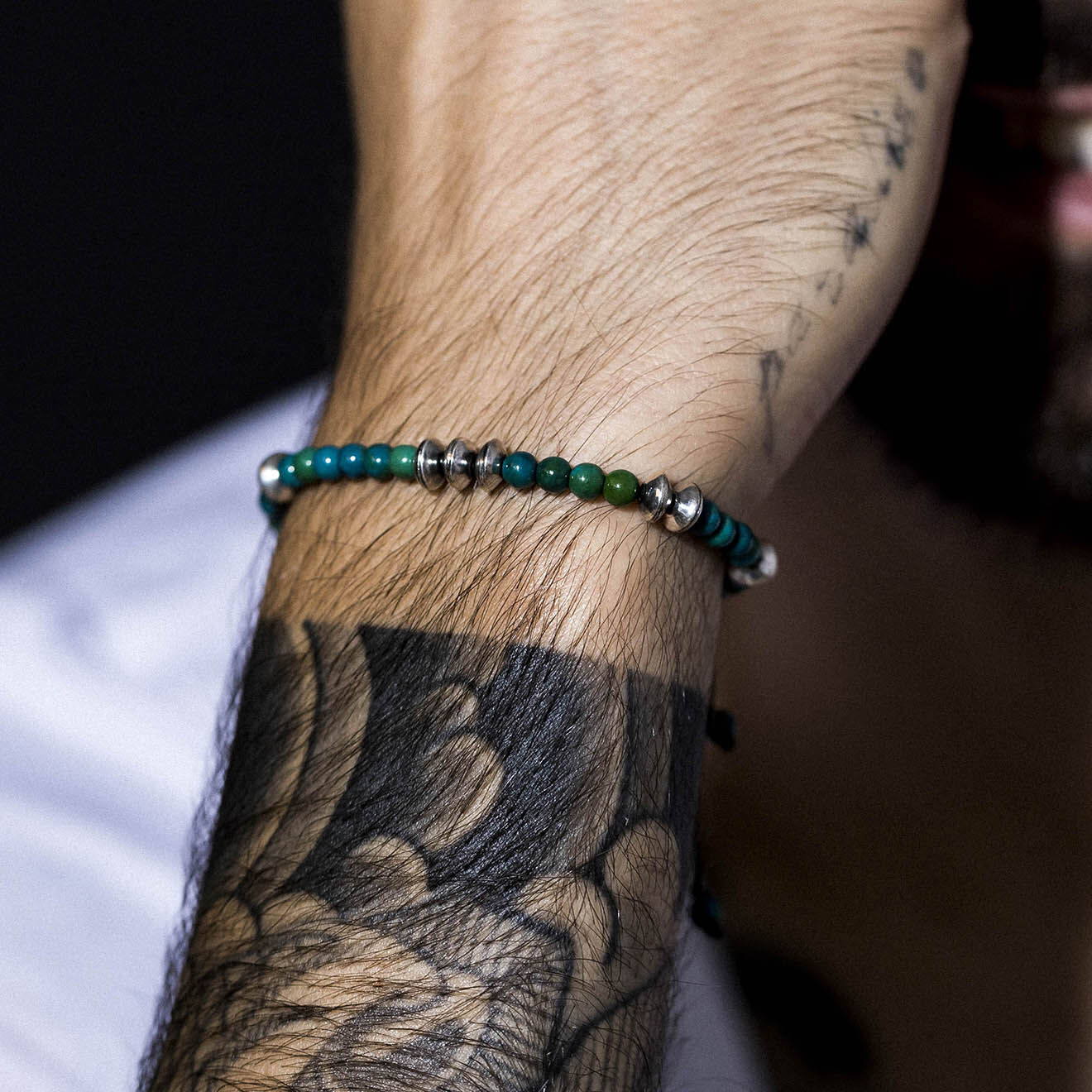 Rockstone Bracelet Hugo Bali en Argent & Turquoise