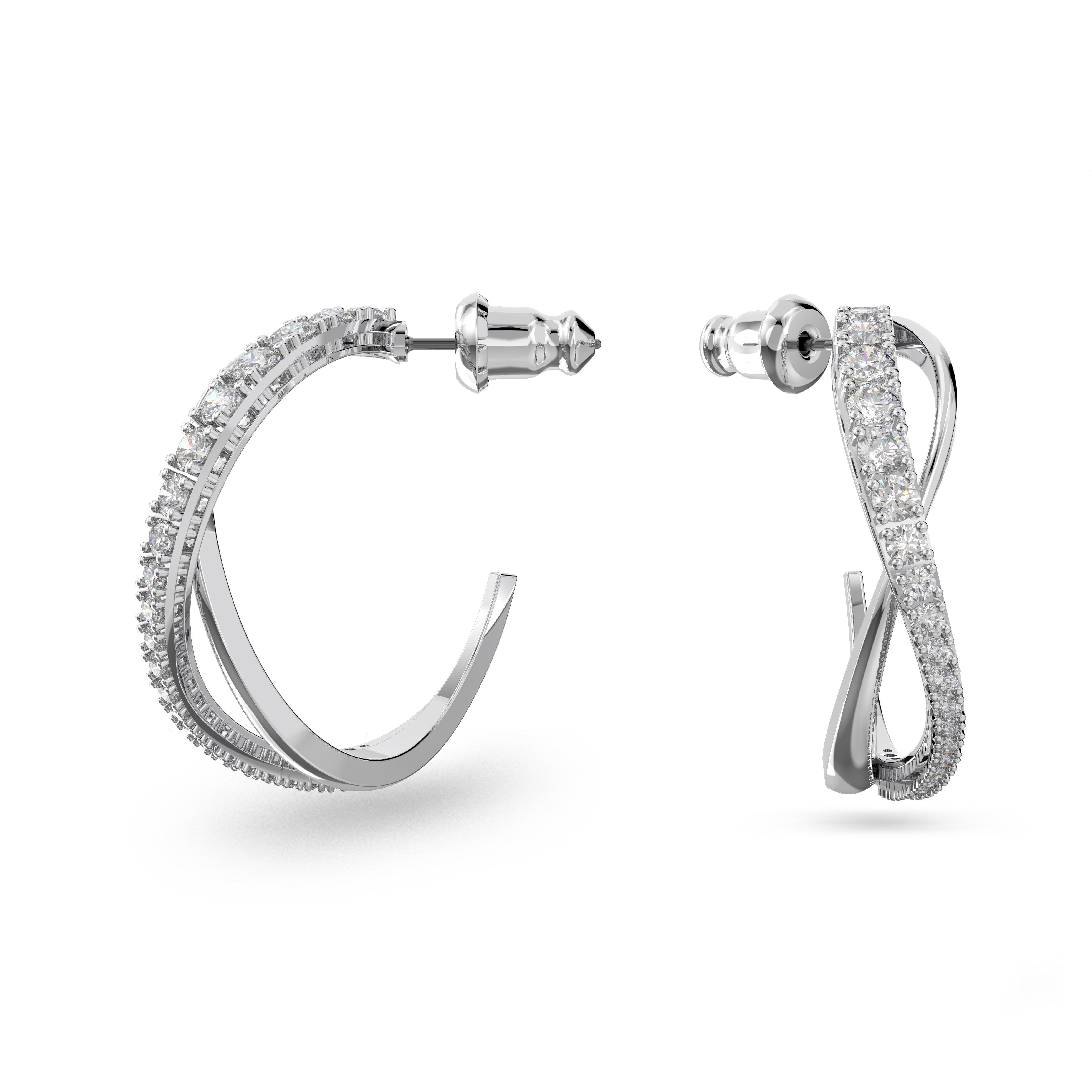 Swarovski Hyperbola Hoop Earrings