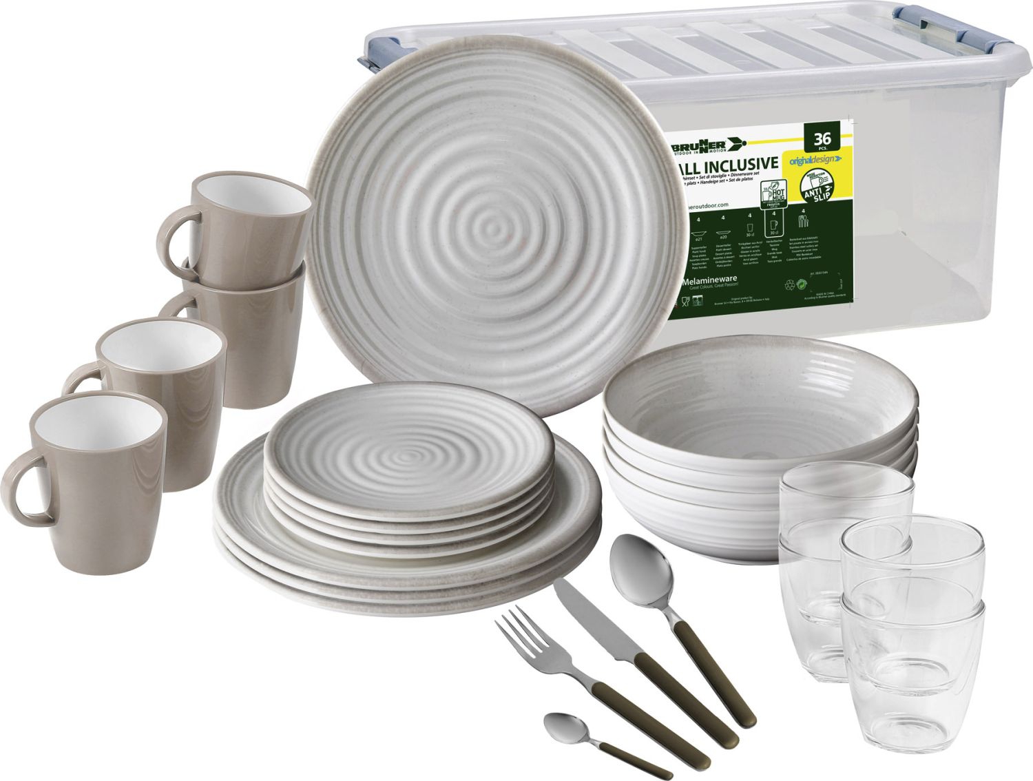 Brunner Savana All Inclusive Geschirr-Set 36-tlg
