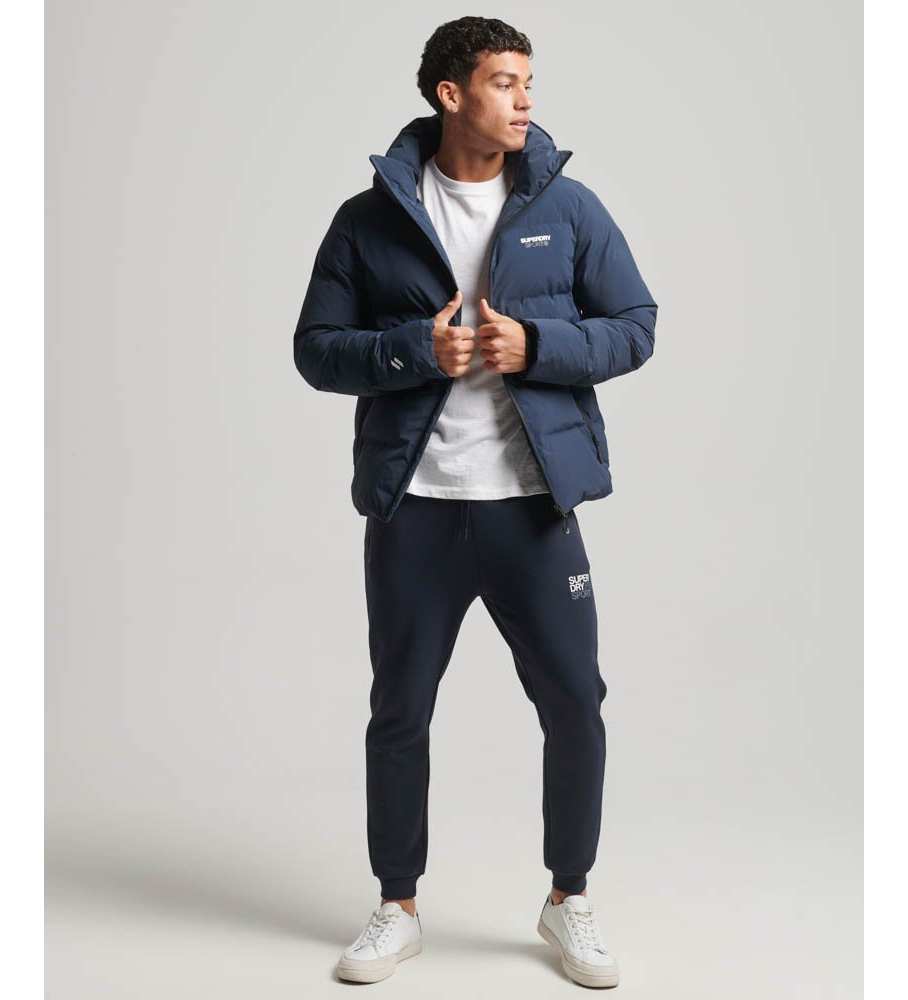 Casaco acolchoado azul boxy da Superdry
