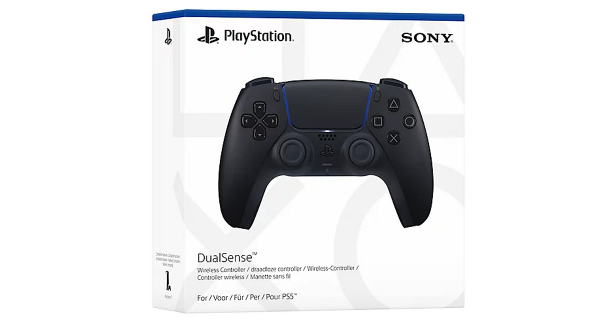 SonyDualSense draadloze controller  (Zwart, Midnight Black)