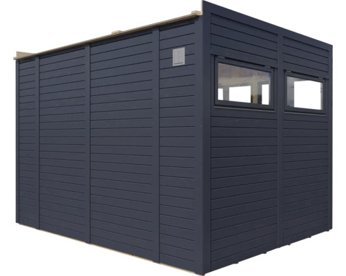 Bertilo Cubo 3 Kantoor tuinhuis inclusief vloer, 336 x 240 cm, antraciet