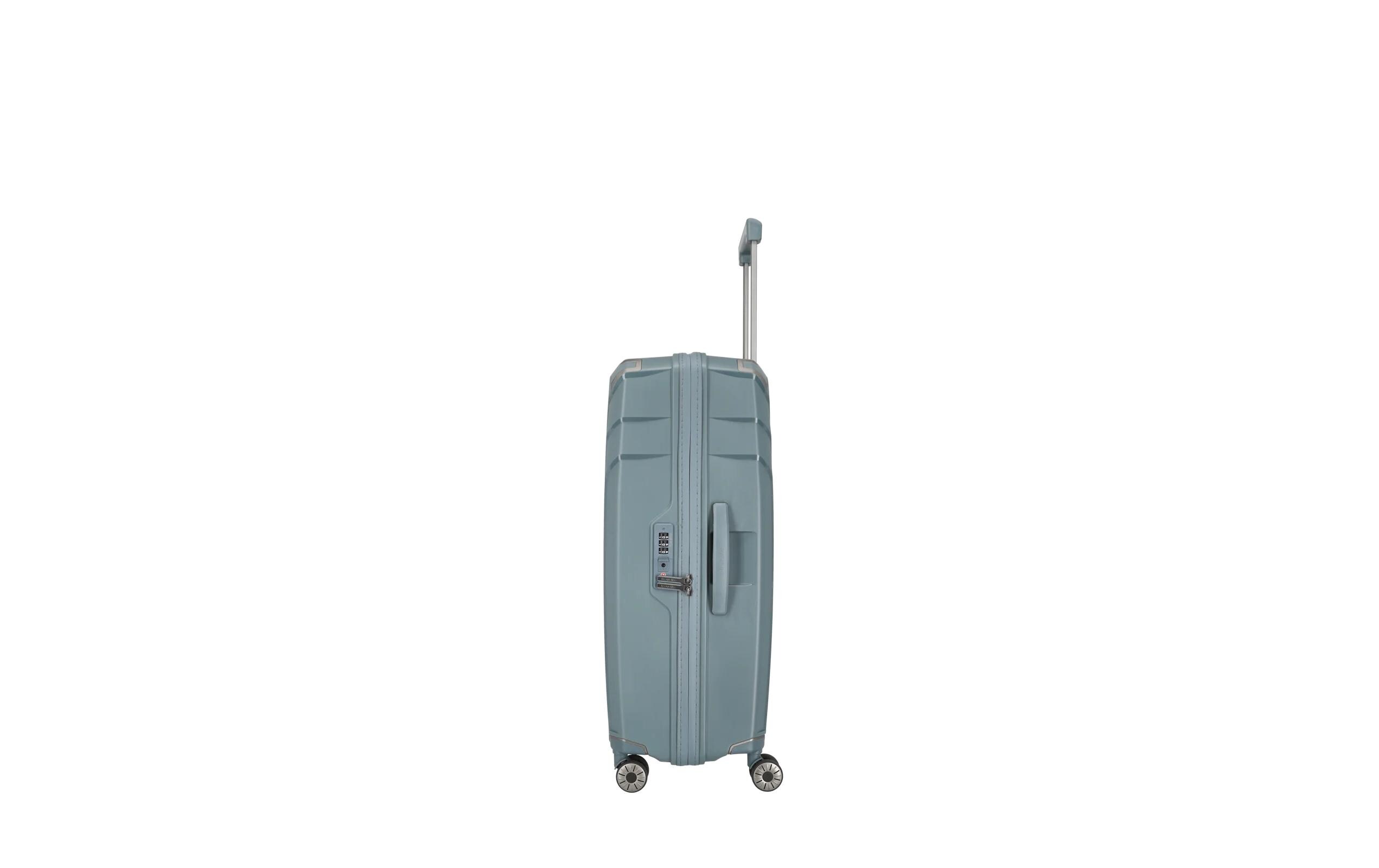 Koffer Elvaa Trolley L 102 l, Blaugrau<br>Reisekoffer