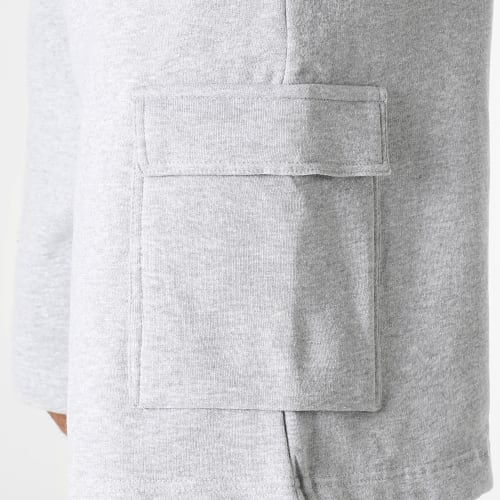Lot De 2 Shorts Jogging Cargo 1070546 Noir Gris Chiné