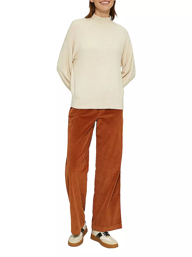 S.OLIVER Rollkragenpullover weiss