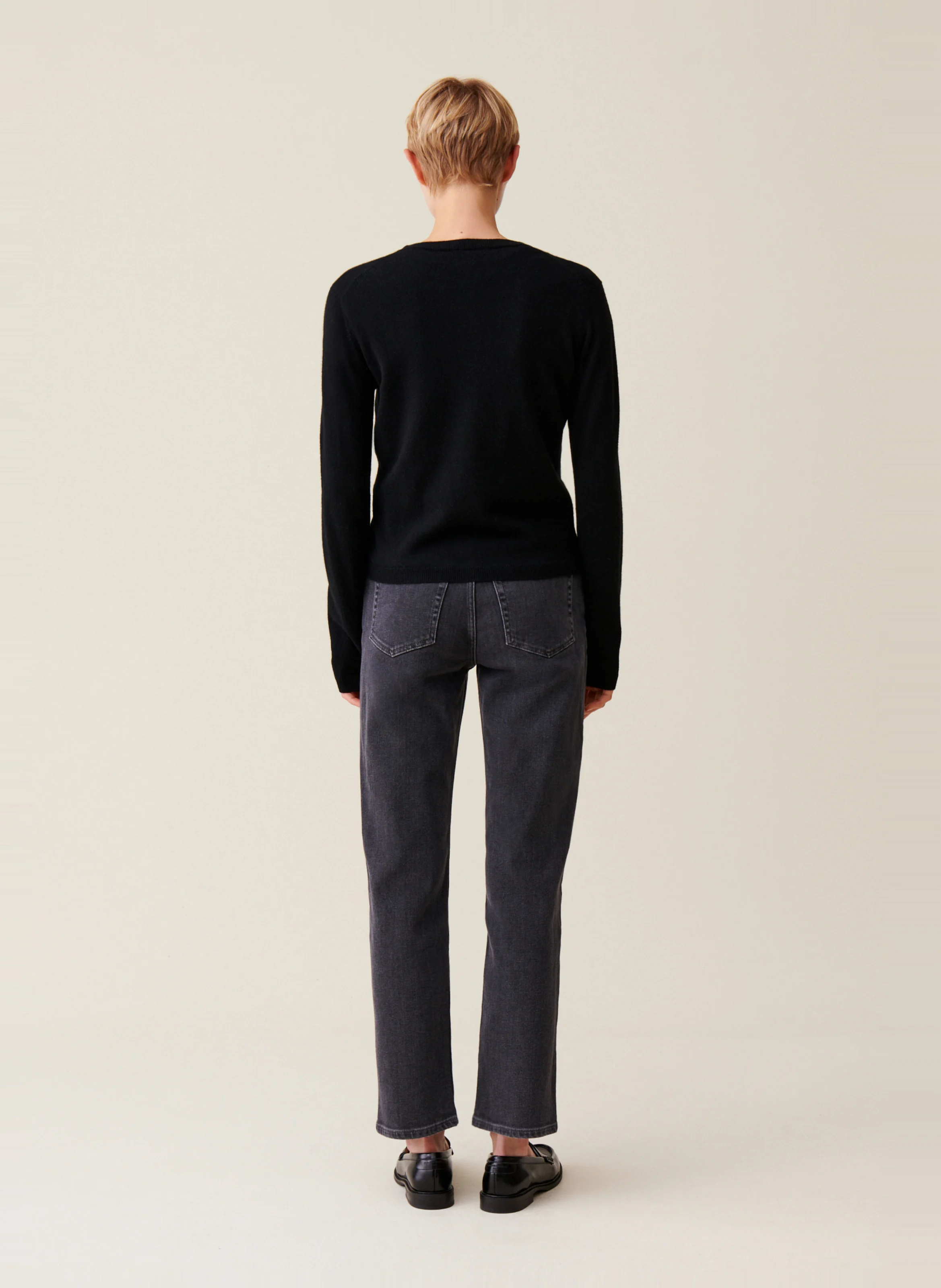 Cardigan en laine| Noir