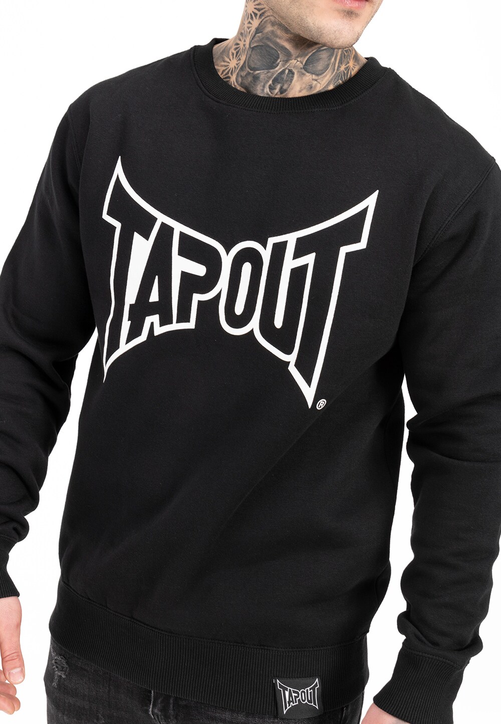 Tapout Herren Rundhals Sweatshirt normale Passform MARFA SWEATER