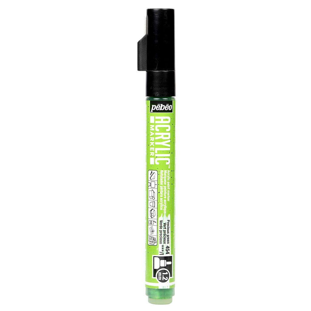 Marqueur peinture acrylique vert précieux 1.2mm