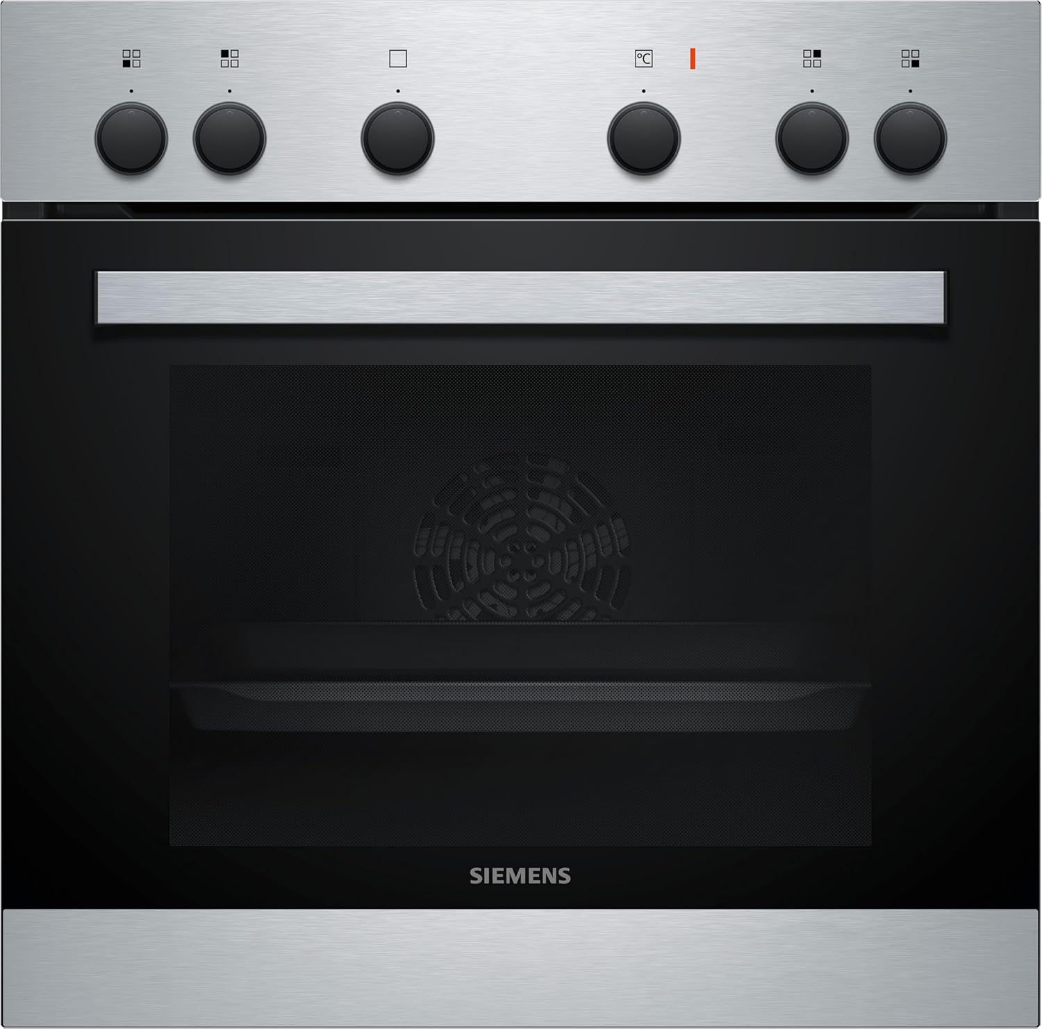 Siemens EQ110KA2EE iQ100 Herd-Glaskeramik-Kochfeld-Kombination (herdgesteuert), 59,4 cm breit, Schnellaufheizung, 3D-Heißluft Plus Backen auf 3 Ebenen
