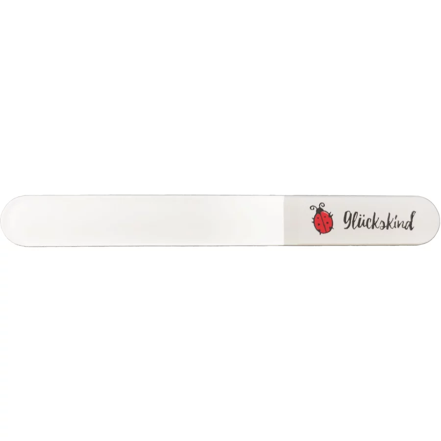 canal® Glasnagelfeile für Babys in weiß 9cm
