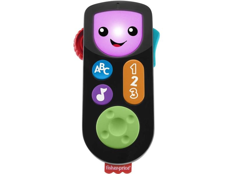 Fisher-Price Beschäftigungsspielzeug Smart TV Fernbedienung Elektronisches Spielzeug für Babys und Kleinkinder