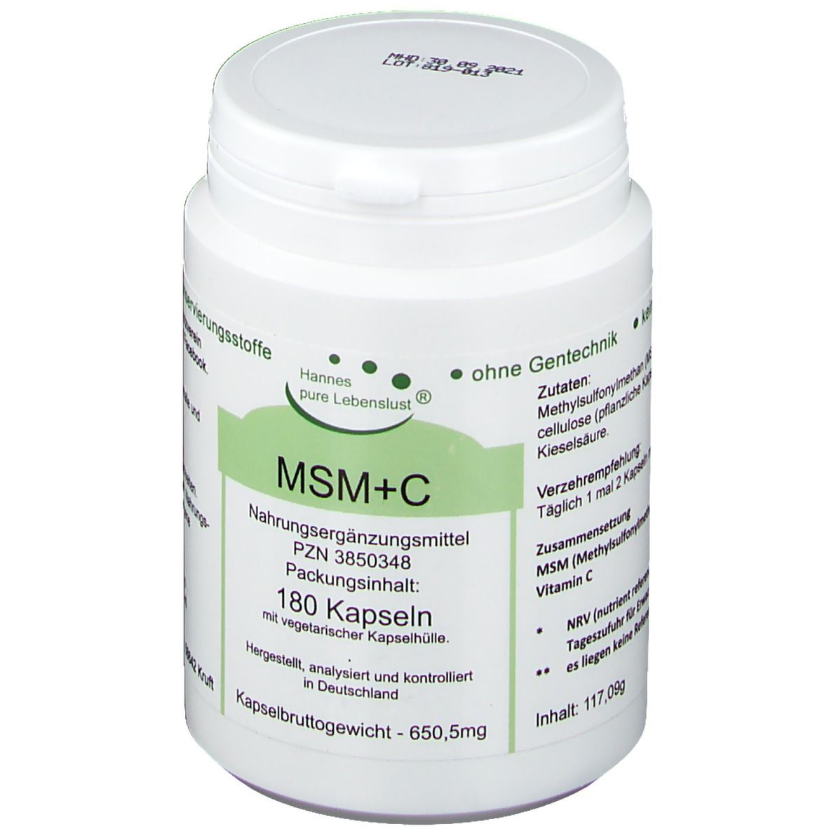 Hannes pure Lebenslust® MSM