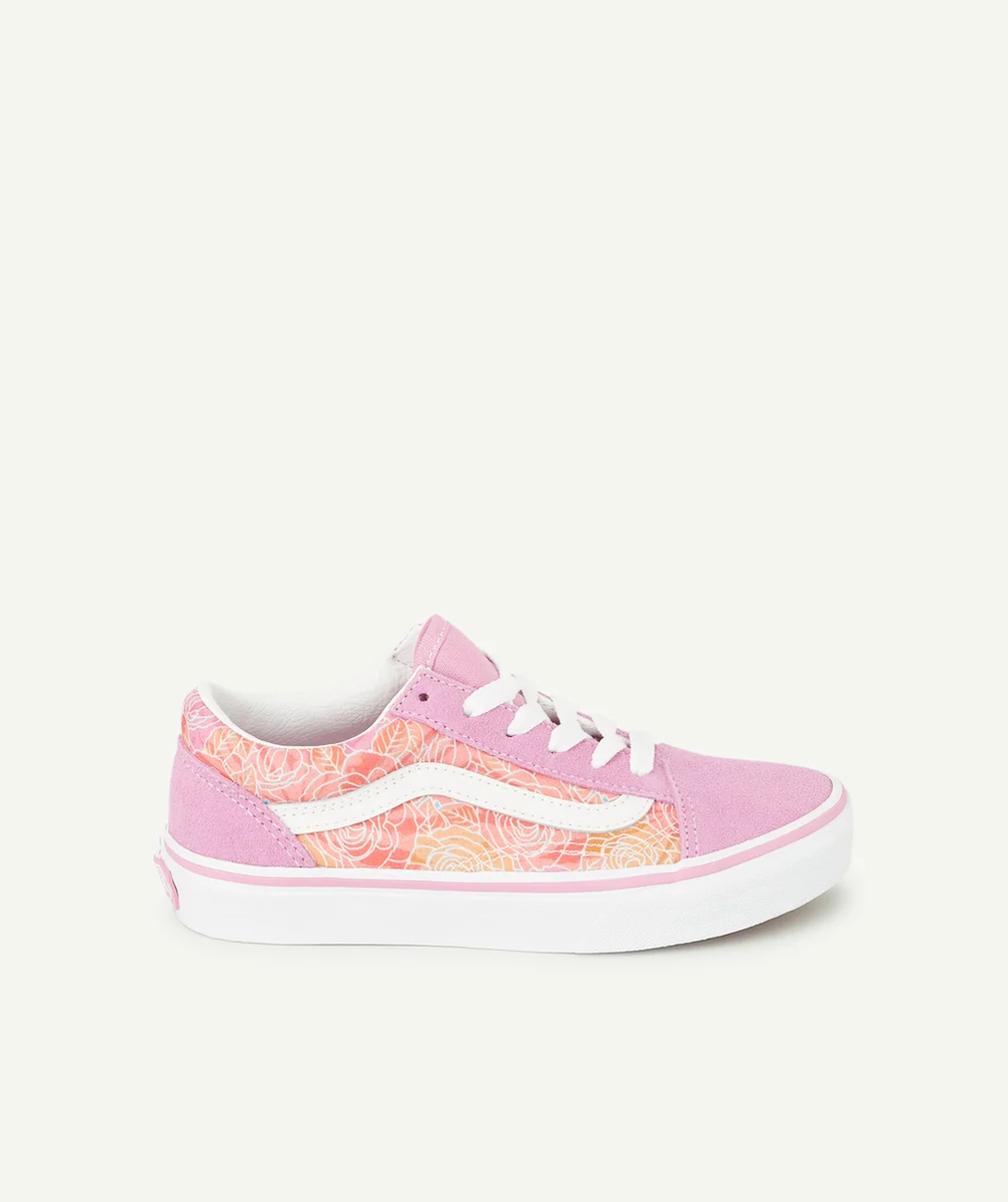 VANSBASKETS FILLE ROSE CAMO FLEURI OLD SKOOL