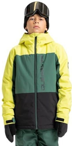 Quiksilver - Side Hit Block - Jas - Geel - Jongens 10 Jaar