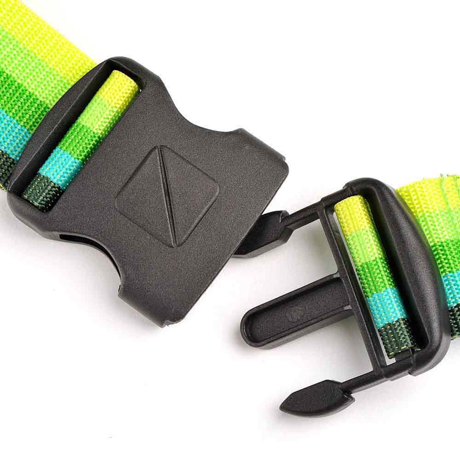 TravelBlue Luggage Strap green multi