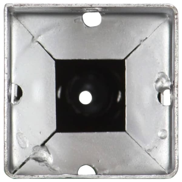 vidaXL Jordspyd 6 stk sølv 7x7x56 cm galvanisert stål