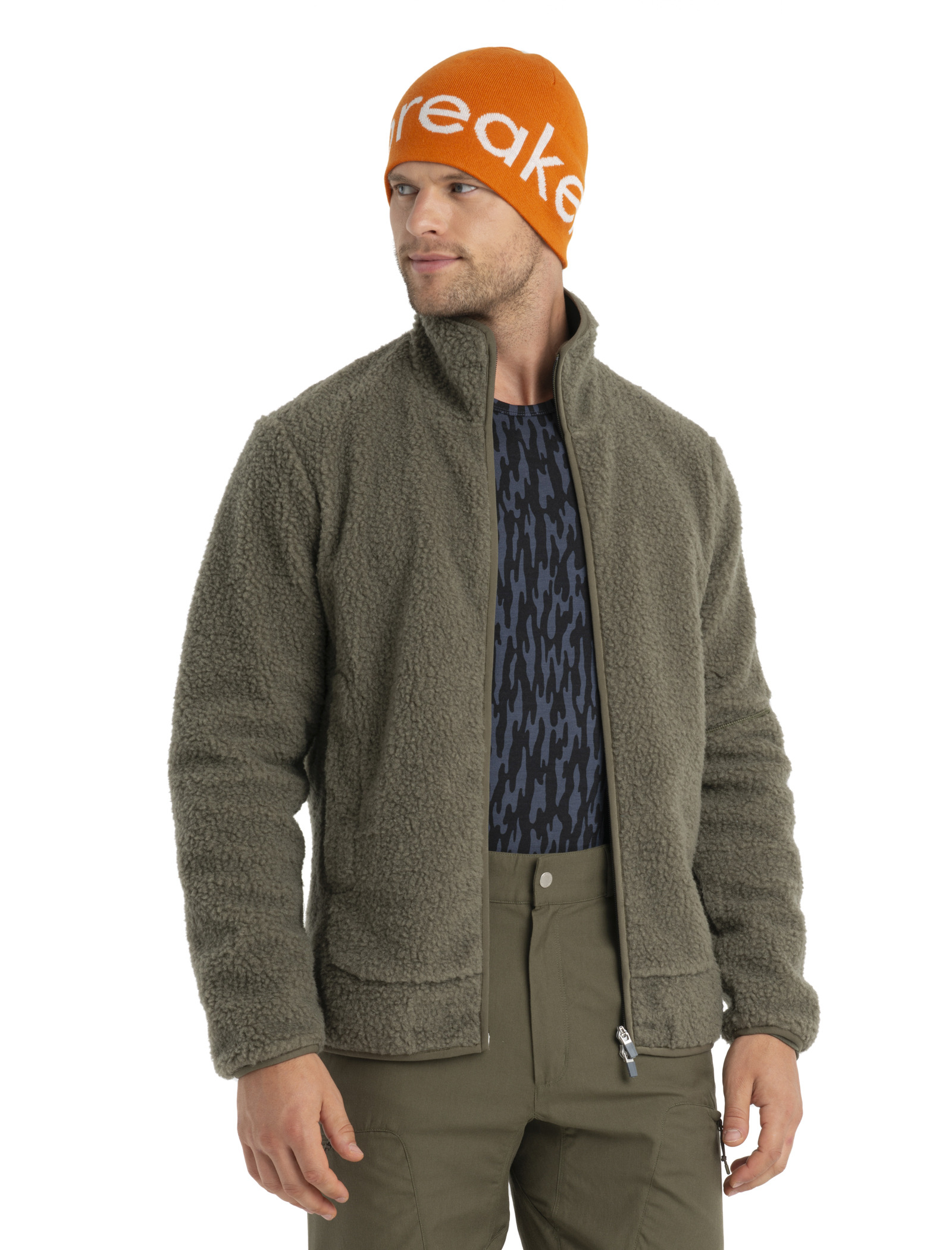 Men 200 Oasis LS Crewe Glacial Flow