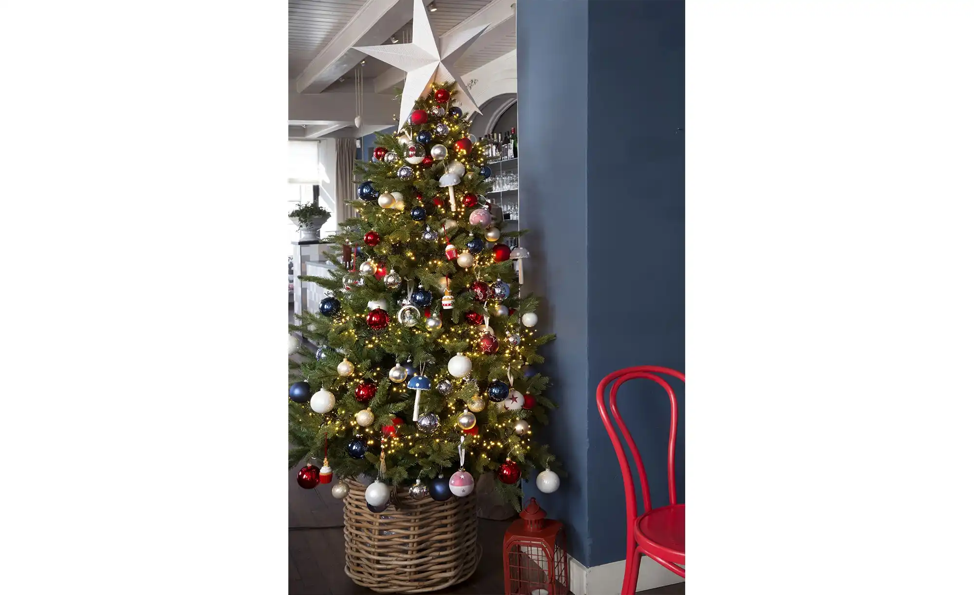HOME STORY Weihnachtskugeln, 42er Set