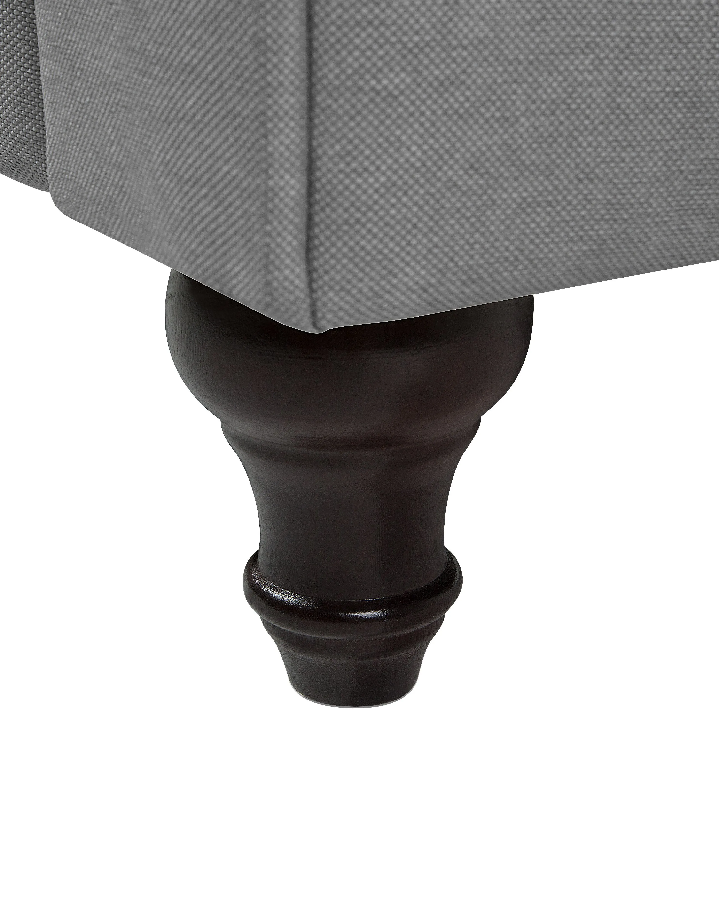 Fauteuil CHESTERFIELD Stof Lichtgrijs